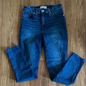 Madewell 10” High Rise Skinny Medium Wash Jeans 26